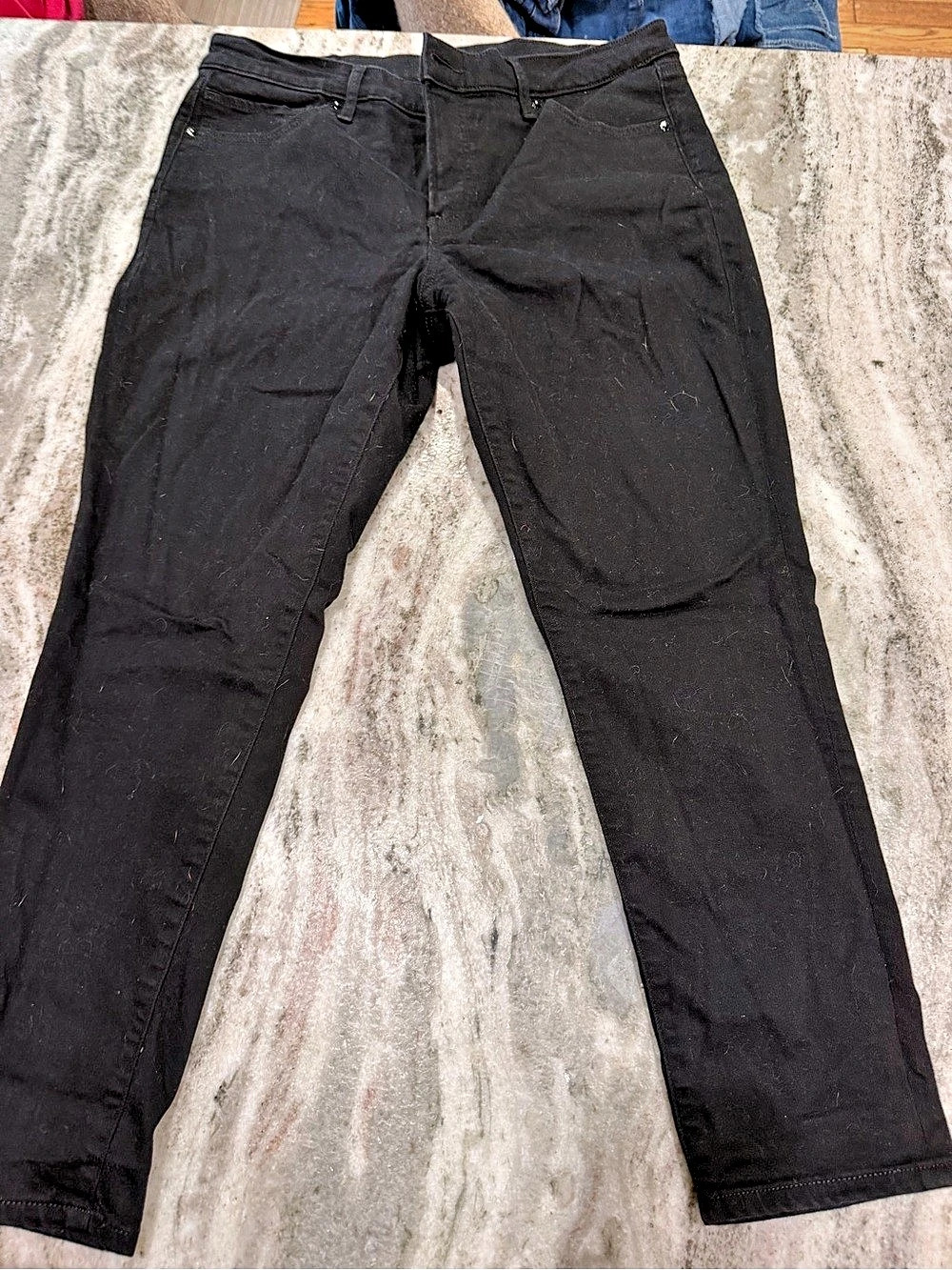 Express Skinny Mid Rise Skinny Jeans in Black Size 10S